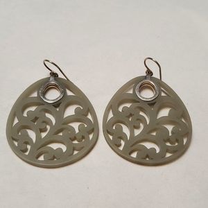 Silpada sterling and resin earrings